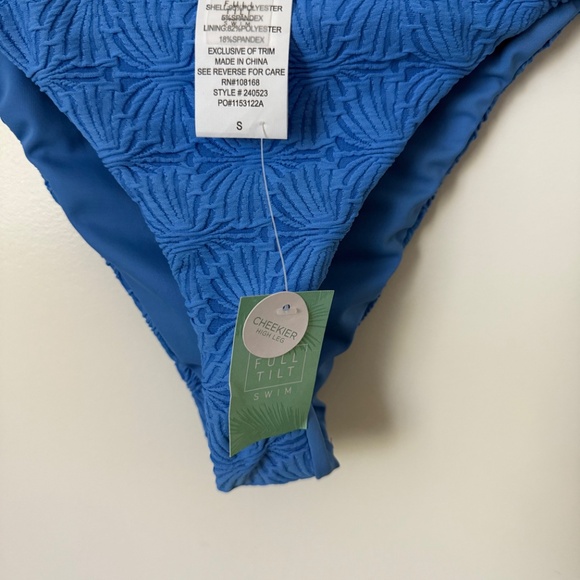 Full Tilt- 2 piece blue bikini. New with tags attached. Super cute! - Picture 5 of 10